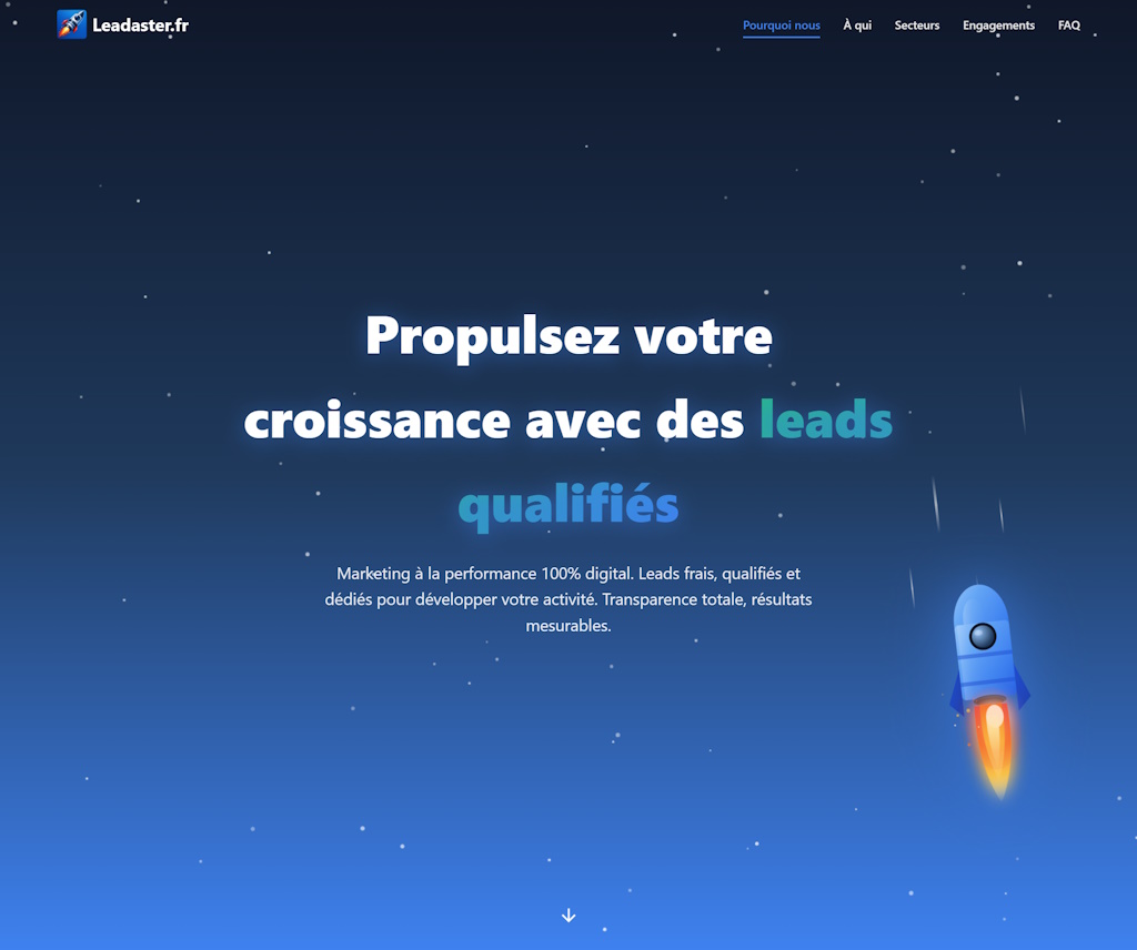 Leadaster — סוכנות לידים